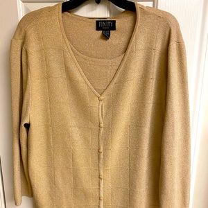 Woman’s Finity Two-Piece Cardigan Sweater